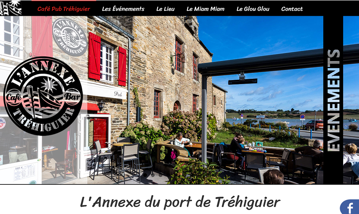 création site internet café pub