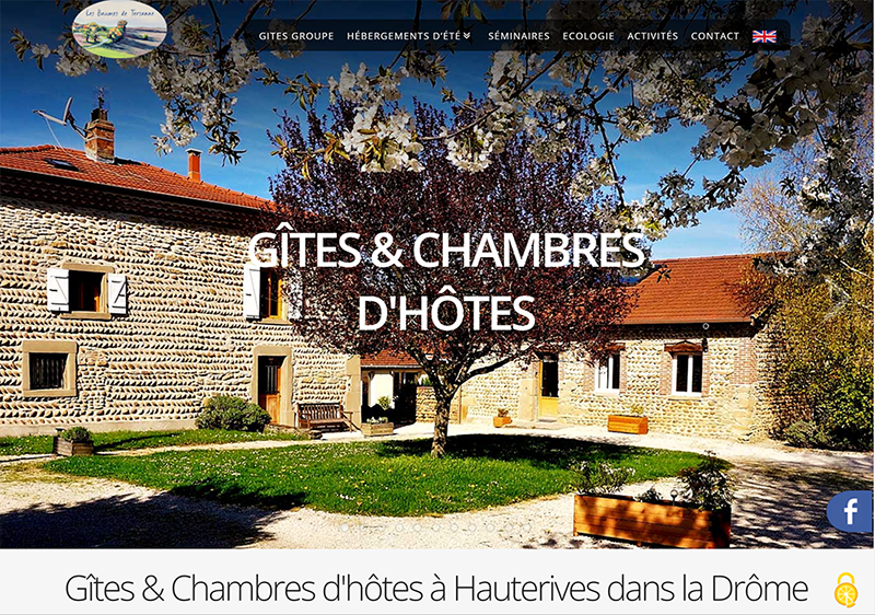 création site internet gites