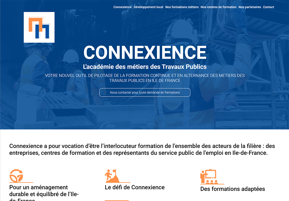 création site internet travaux publics