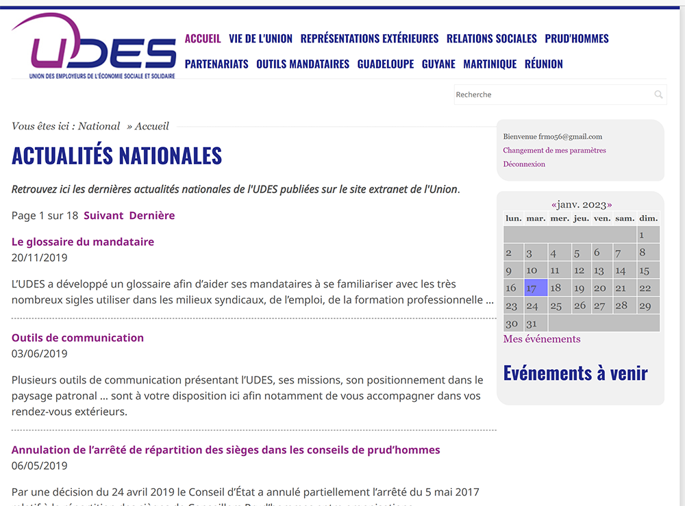 création site extranet