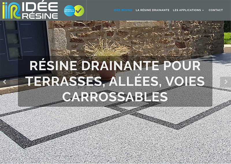 création site internet Idée Résine