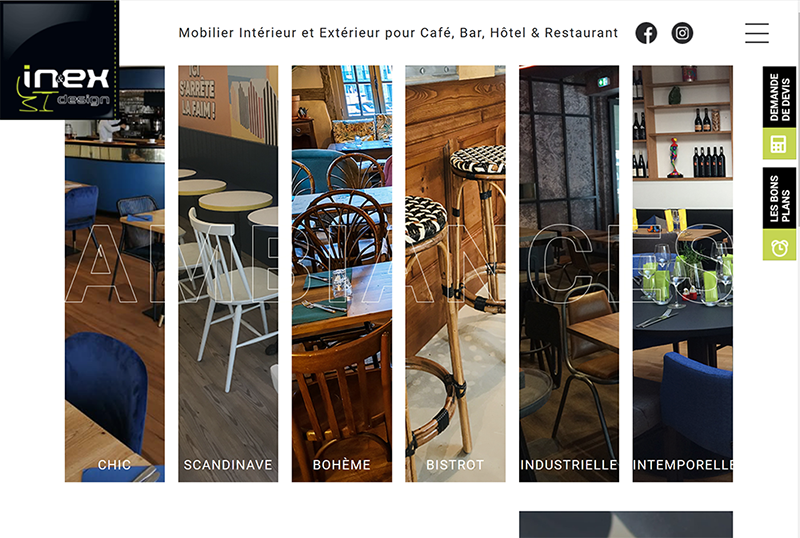 création site internet Inex Design